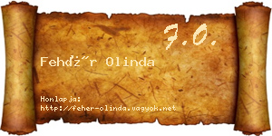 Fehér Olinda névjegykártya
